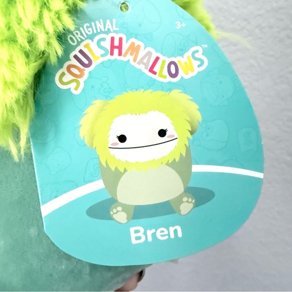 8” Bren The Bigfoot Squishmallows NWT - Picture 3 of 6
